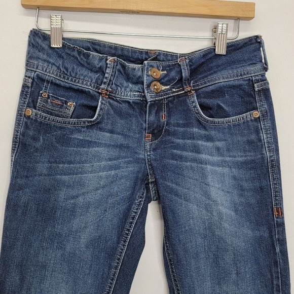 Forever 21 Dark Wash Skinny Ankle Cropped Jeans - Picture 6 of 10